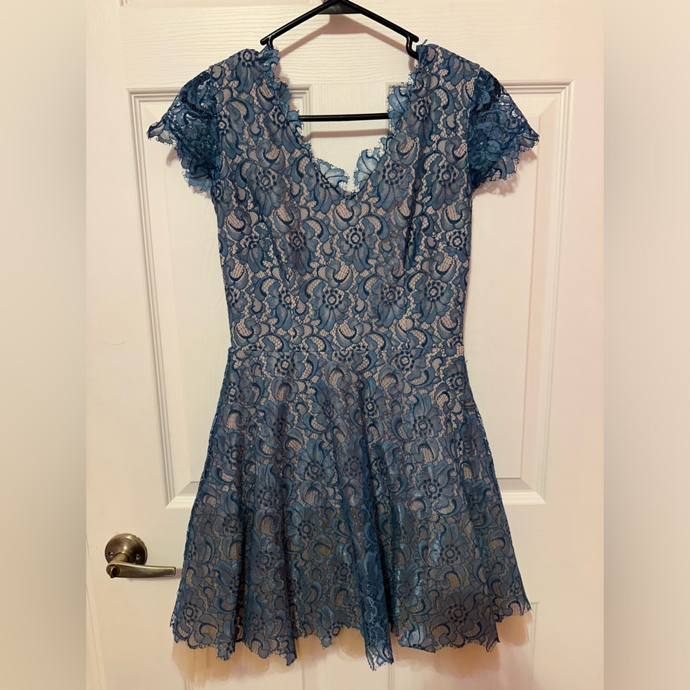 Blue dress